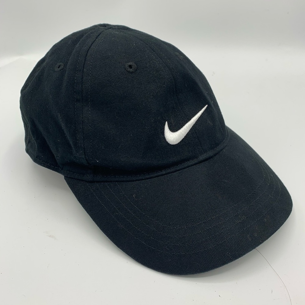 Nike Classic Black Velcro Adjustable Hat Kids 4-7